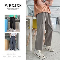 港风模特腰带冰丝大码宽松潮男速干空调九分休闲裤KZ999P55控78，男装休闲裤，电商A089-1
