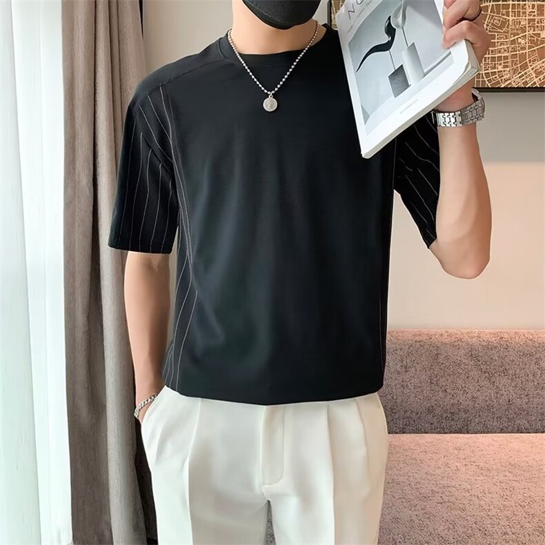 日常男百搭时尚潮牌新款夏季圆领短袖气质青春流行T恤LT561P33,男装T恤,星座1116-2
