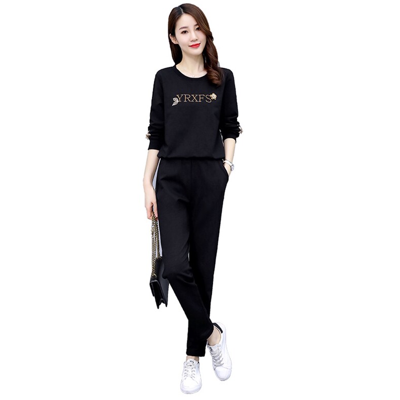 2023春装新款大码女装两件套春秋季时尚撞色气质套装2078,女装套装/套裙,依如秀(原杭风阁)