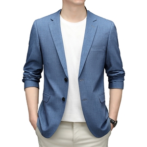 CA5523钱塘2020-2春秋新款时尚休闲中青年男士简约西服外套P142图片