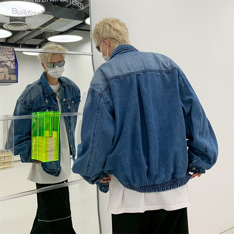 牛仔夹克外套原宿新款流行时尚简约潮男秋冬JK0870-P85,男装夹克,星座308B-1