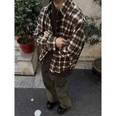 D8884-P78高质量秋季新款纯棉长袖宽松款衬衫潮-网图档口大货，男装衬衫，星座603-2