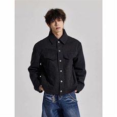 W9497-P95网图现货美式高街立领高品质夹克外套百搭休闲复古，男装夹克，星座1608-2