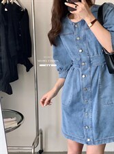 2022春夏新款显瘦气质减龄牛仔裙，其它，香丽迪1