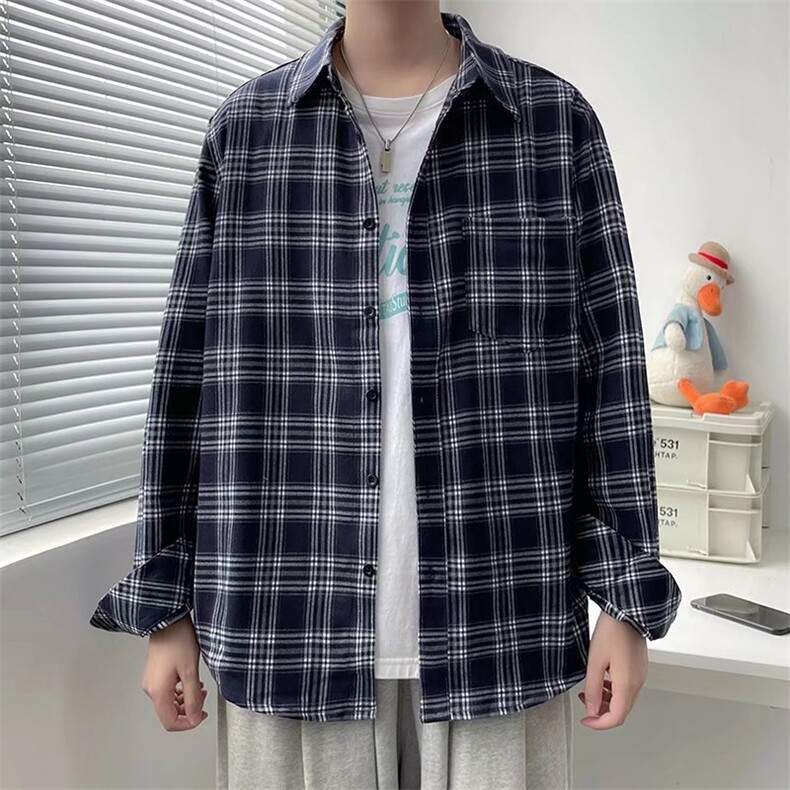 长袖衬衫春款男港风潮流C013P30,男装衬衫,星座1116-2