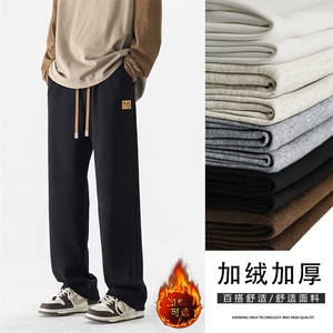 直筒百搭休闲卫裤加绒加厚长裤新款 WK93-1常规特批28加绒特批33图片