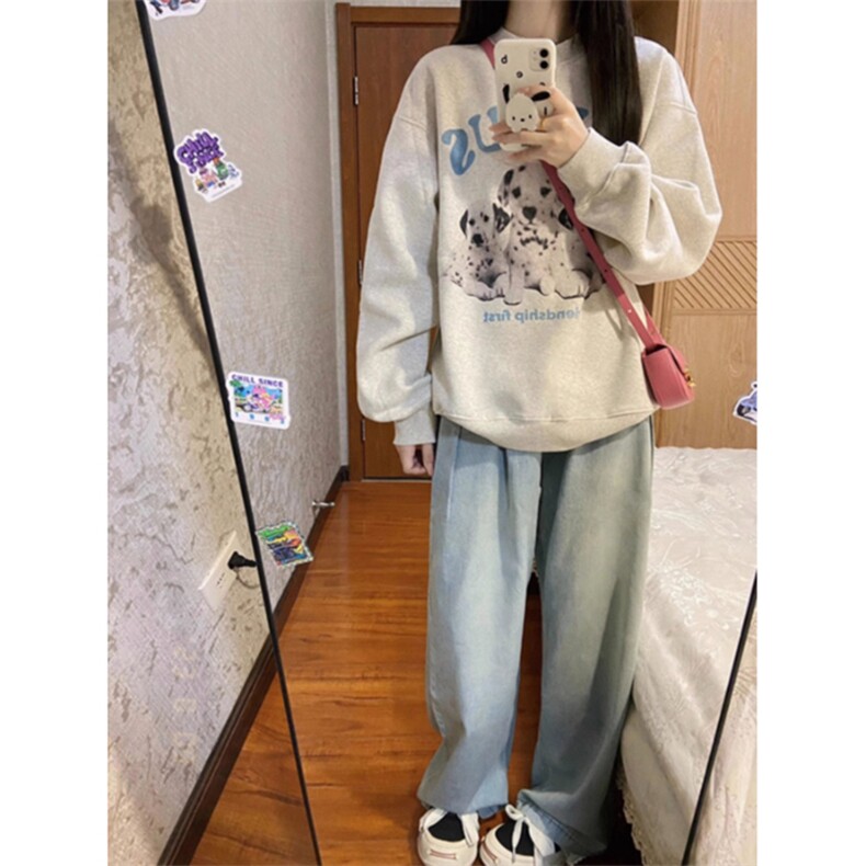 B318B-BB06-P45中性卡通小狗卫衣,女装卫衣/绒衫,电商B318B