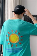 ！2021新款纯棉男士短袖T恤宽松学生百搭半袖体恤衫T2151P28，男装T恤，电商B220