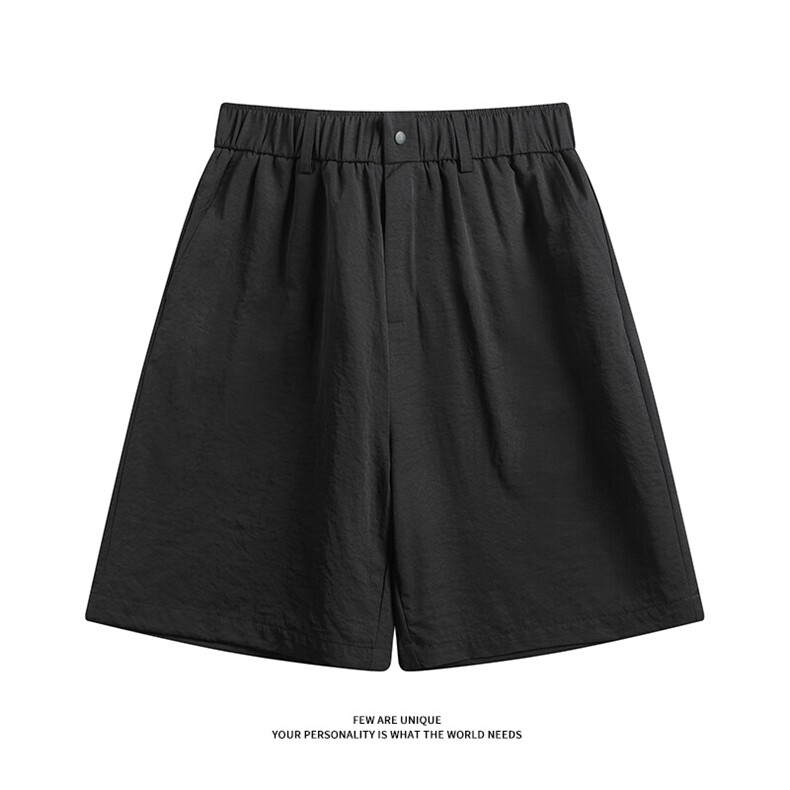 冰感肌理山本短裤X7096-TP16不坠感清新纯色运动五分裤夏,男装休闲裤,电商A102