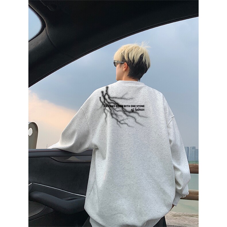 360克重磅图拉链华棉圆领卫衣【有货】C403A-YL25406LL-P45,男装卫衣,电商C403A