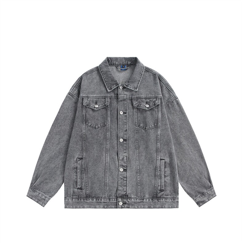 25春季新款宽松复古情侣水洗牛仔夹克外套N991/P98148，男装工装外套，星座202-1