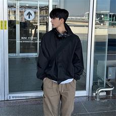 816B-WT005-P85春季韩系户外夹克运动连帽冲锋衣潮牌情侣，男装夹克，星座816B