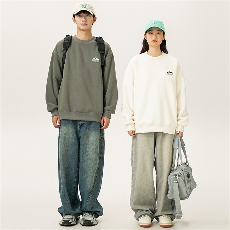 2025秋季新款男装日系潮牌宽松卫衣休闲外套WY616-F69,女装短外套,电商A101（原外27）