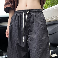 2024条纹裤子男款美式速干工装裤三条杠直筒运动休闲裤2704/P40，男装休闲裤，星座506