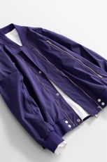 棒球领宽松夹克男DSA157B-J220-P60，男装夹克，电商A157B