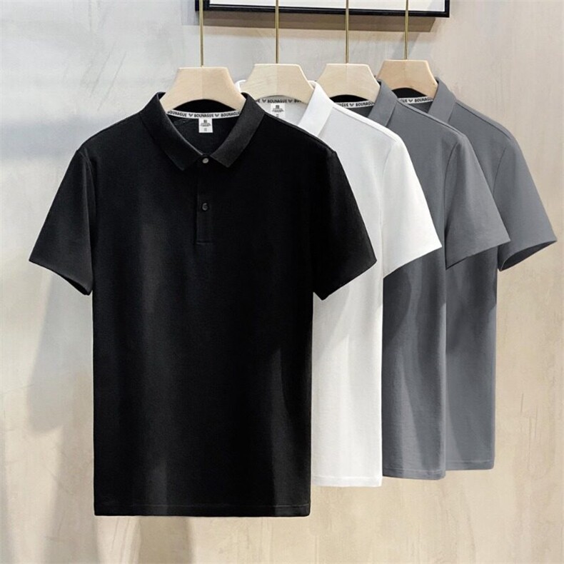 夏季polo衫男士港风简约翻领短袖T恤休闲男短袖Polo衫PLT752-P28,男装T恤,星座302B-2