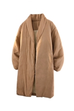 8XL-M90白鸭绒！特大码羽绒服日系绒面长款棉衣男YRFC03P268，男装羽绒服，电商D206-1