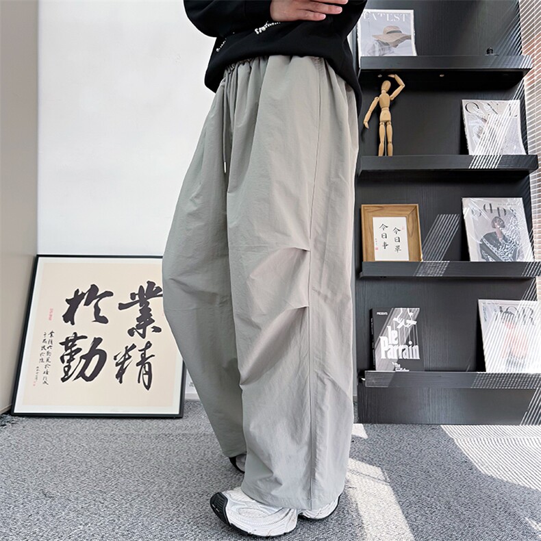 CK13/P88控118秋季中性风美式宽松多穿可拆卸腰带抽绳速干裤图首,男装休闲裤,星座305B-1