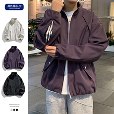 春款现货美式解构夹克男潮牌高街复古百搭外套JK02639-P75，男装夹克，星座308B-2