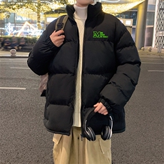 已注册港风直播抖音得物高品质宽松男加厚撞色棉衣外套M1403P68，男装棉衣，电商C408(原B339-1)