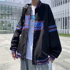 GC0569-P45棒球服外套男春季复古潮流夹克ins潮牌休闲运动高街，男装夹克，电商C233