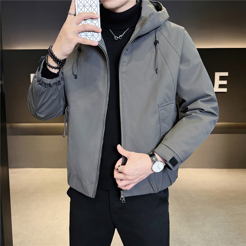 二棉B3538823P1552025黑冬季新款保暖夹克棉衣冲锋衣加厚外套,男装夹克,电商B353