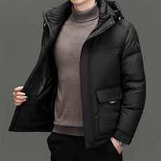 BZB2366钱塘2020-2商务休闲百搭简约冬季厚款中年男士羽绒服P240，男装羽绒服，钱塘207-2