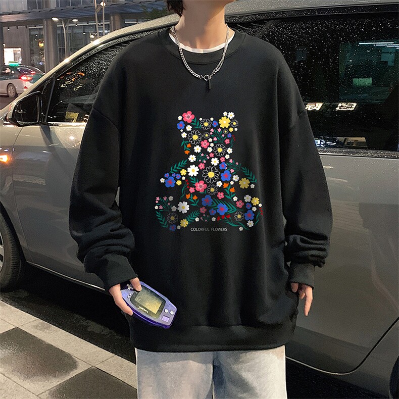 S6206-P28加绒款-P33秋季圆领卫衣男大码韩版宽松长袖外套,男装卫衣,电商A040
