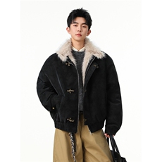 美式潮座山雕毛领加厚棉服男冬复古情侣保暖棉衣外套TT5052P138，男装棉衣，星座1013-5