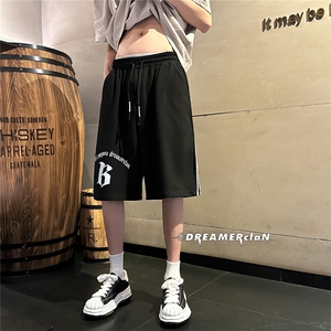 D2020-P38控48 抖音潮牌美式篮球裤子大码肥仔高街潮ins五分裤图片