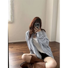 条纹夹克男女秋季潮牌cleanfit短款棒球服高级感外套LXZ4566-P68，男装夹克，星座1008