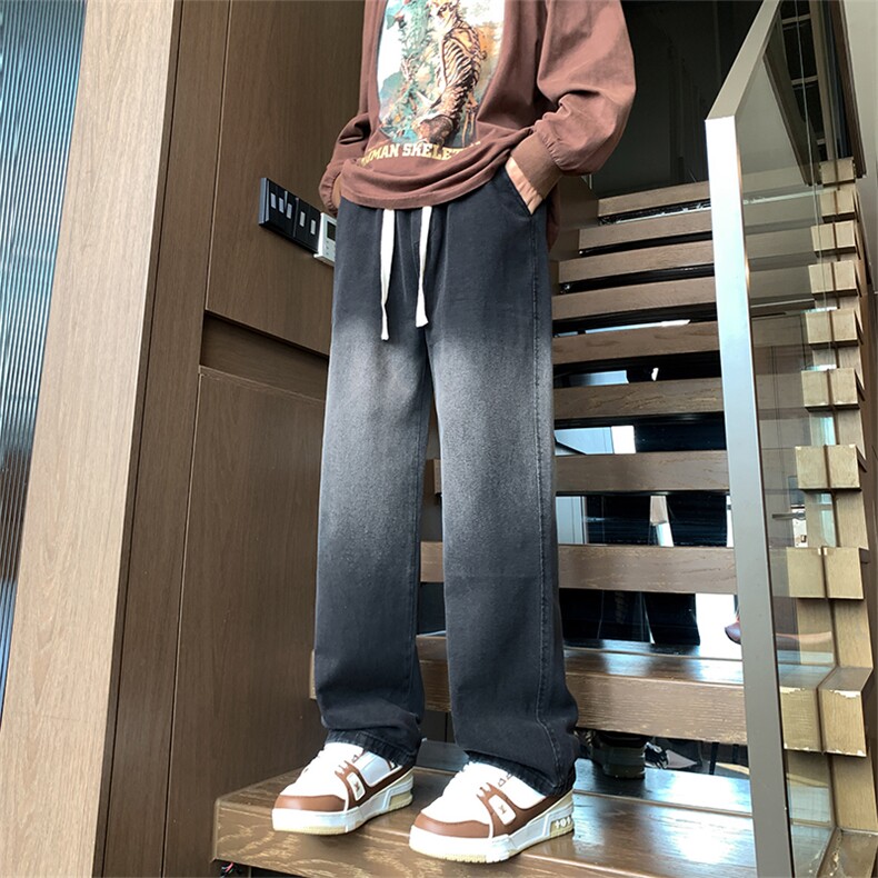 公寓风A129-NZ8301P35特价秋牛仔裤【抖音客户可持续提供视频】,男装牛仔裤,电商A129