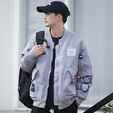 冬季棉服夹克棉衣棒球服外套男流贴标工装情侣款C569-85，男装夹克，星座911-2(原星座613-2）