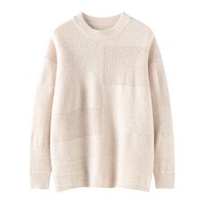 纯色经典百搭保暖2024年秋季通勤，女装羊毛衫，佰米娇羊绒
