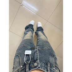 【有货】cleanfit美式复古蓝牛仔裤美式vibe风裤子高街M774LL-P53，男装牛仔裤，星座1007（原301D）
