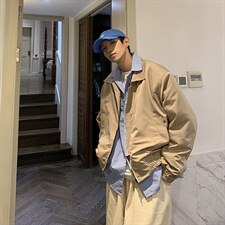 【2025秋冬】韩系垫肩短款外套夹克货号：2167棉衣货号：MY2167，男装夹克，星座112A