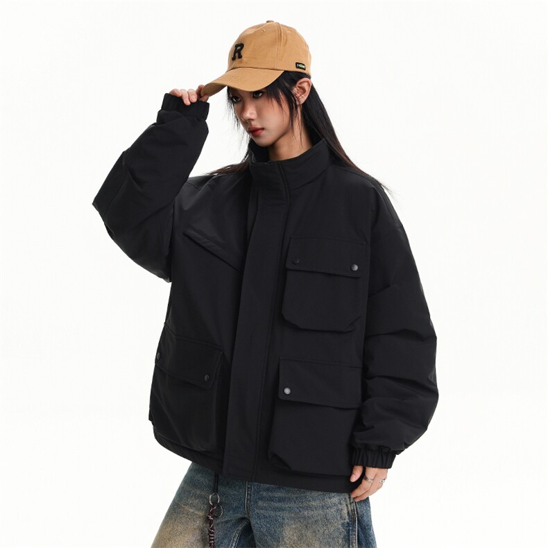 美式新款秋冬多口袋户外机能休闲棉衣外套A436-W990-P95138,男装棉衣,电商A436