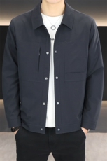 秋季夹克男高品质翻领外套型男商务休闲百搭青年外套男N9817-P120，男装夹克，星座310B-3