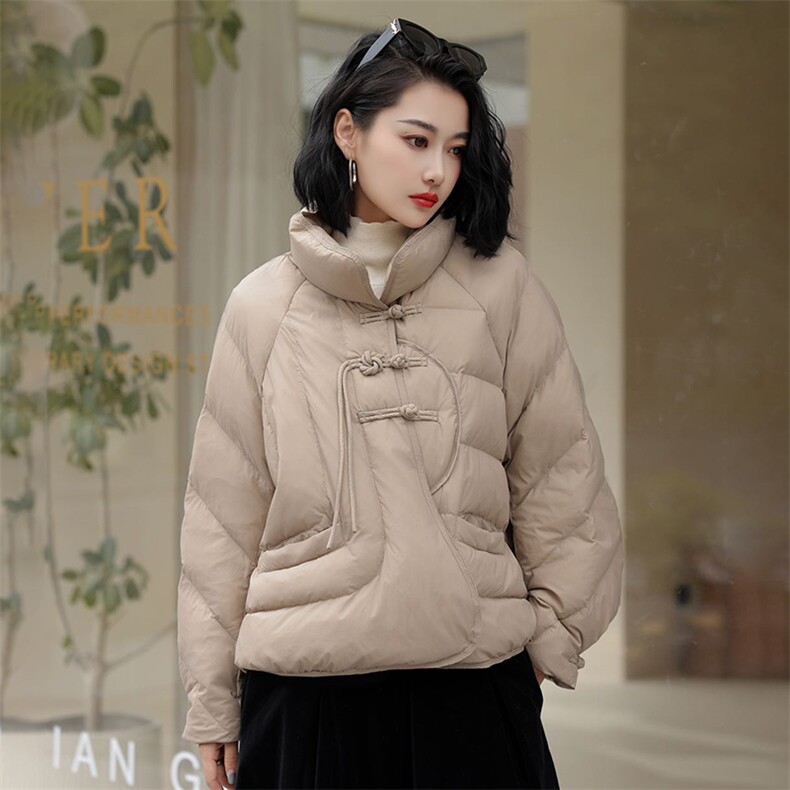 YGYL24冬季新款现货时尚百搭韩版白鸭绒羽绒服,女装羽绒服,阳光伊恋