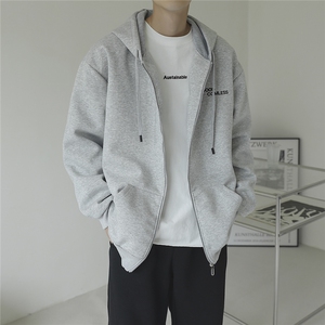 华棉刺绣开衫卫衣秋冬男外套夹克GW008-P60控78图片