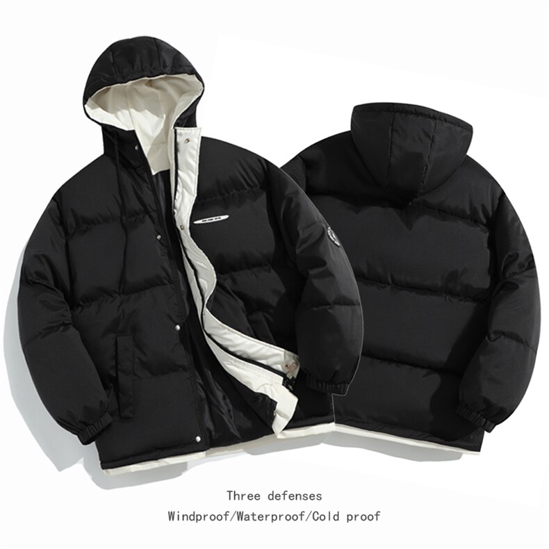 防水小牛津连帽冲锋棉衣棉服棉袄三防面包服【量大有差】1606-P80,男装棉衣,星座207