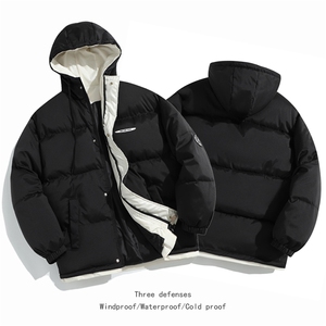 防水小牛津连帽冲锋棉衣棉服棉袄三防面包服【量大有差】1606-P80图片