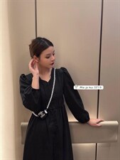 秋季连衣裙，女装连衣裙，美巾涵