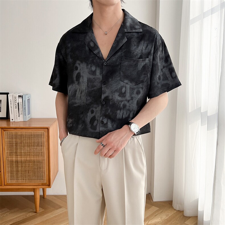 B353 CS369 P55 M-3XL 聚酯纤维100 夏季新款2025冰丝衬衫直播款1图片