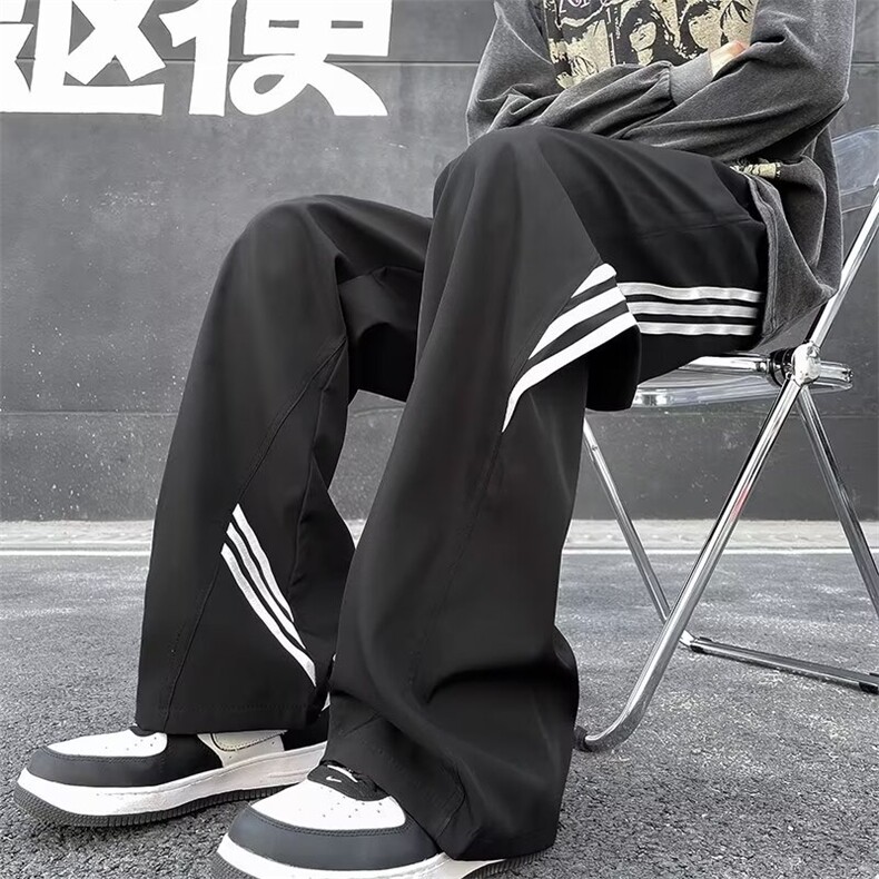 冲锋裤防风防水三条杠拼接裤子美式户外登山直筒巴黎神裤 KB29图片