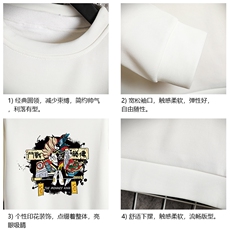 T4016-P25加绒款-P35简约帅气百搭长袖t恤男大码胖子卫衣网格，男装卫衣，电商A040A