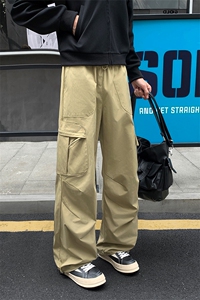 美拉德户外防水大口袋伞兵裤宽松大码休闲工装裤K24099-特P38控78图片