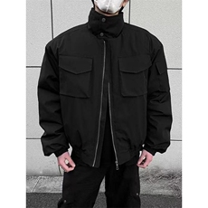 飞行员夹克棉服男冬季教练痞帅立领短款工装外套MRS316，男装夹克，星座1116A（原606A-3）