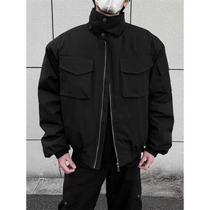 飞行员夹克棉服男冬季教练痞帅立领短款工装外套 MRS316图片