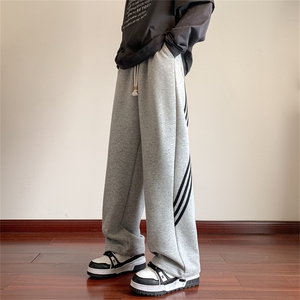 K126/P50春装新款现货高品质华棉休闲裤男运动裤卫裤大码宽松裤子图片